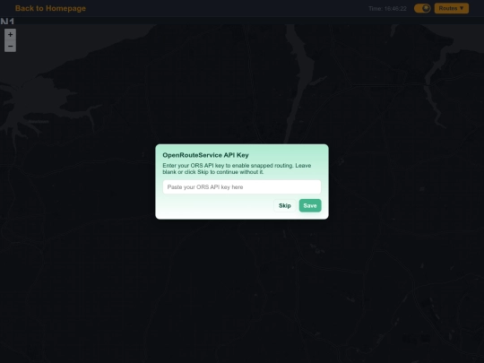 tracking screenshot