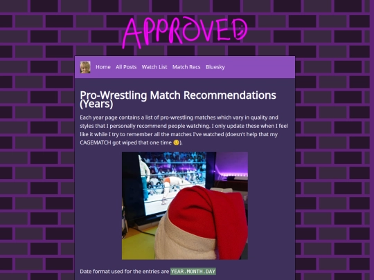 match-recs/years screenshot