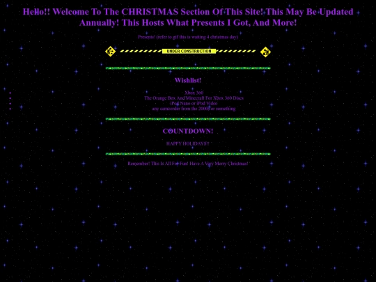 xmas screenshot