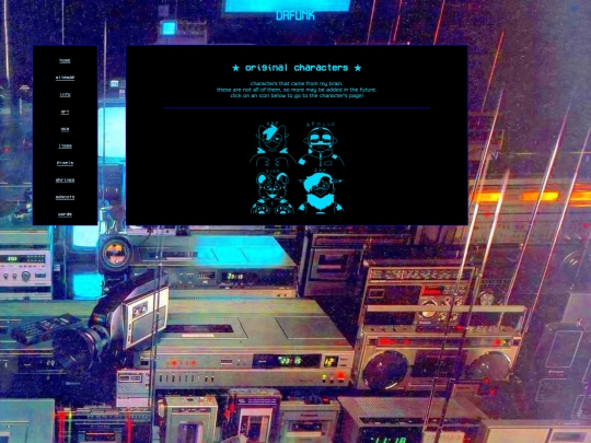 characters screenshot