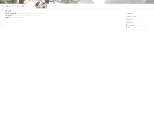 Other-Pages/Blog/Learning/Archive/III/MCmodding/Foreword screenshot