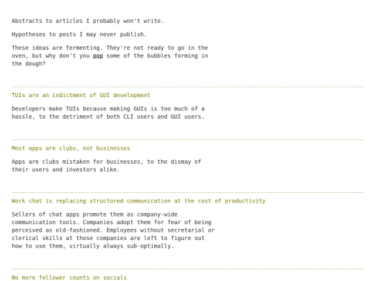 hypotheses screenshot