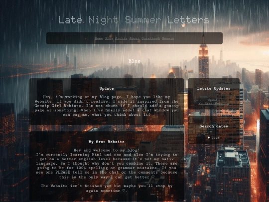 blog screenshot