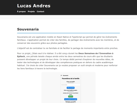 project/souvenaria/souvenaria screenshot