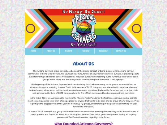 azgaymers/about_us screenshot