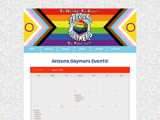 azgaymers/calendar screenshot
