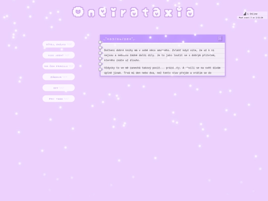 Kdo jsem/diary screenshot