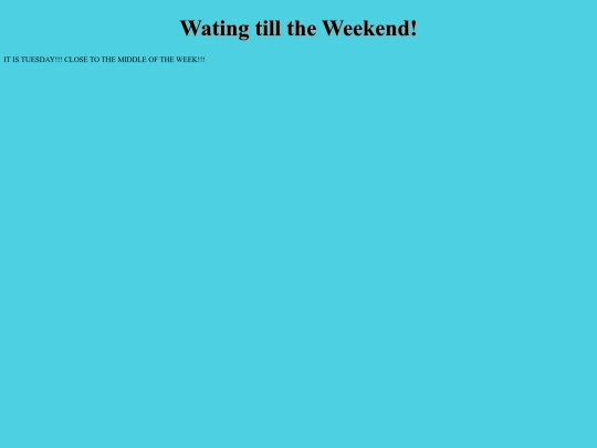 JAVA_SCRIPT_1/Weekend screenshot