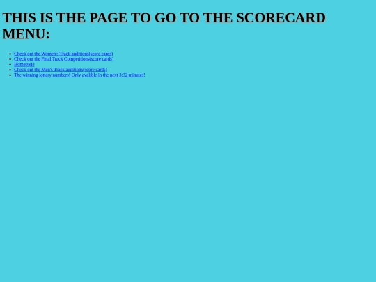 SCORECARD screenshot