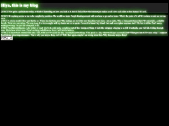 blog screenshot