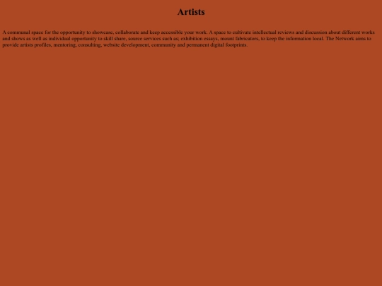 artists screenshot