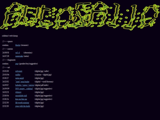 index screenshot