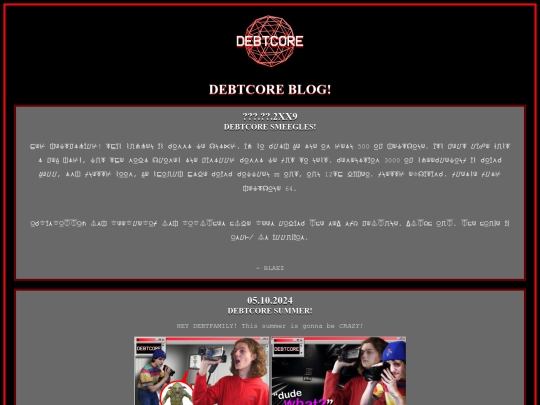 blog screenshot