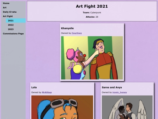 artfight2021 screenshot