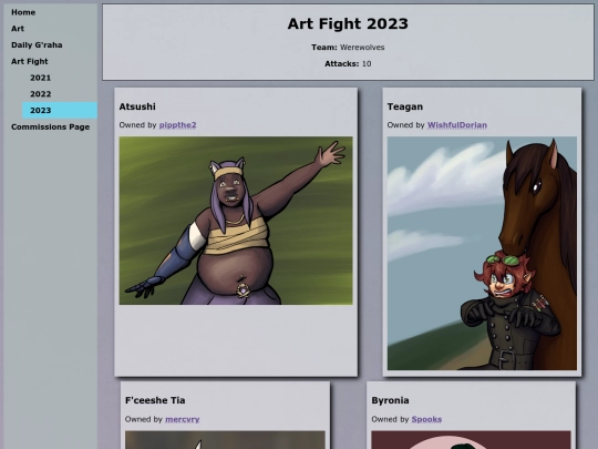artfight2023 screenshot