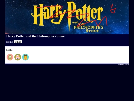 links screenshot