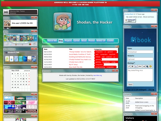 blog screenshot