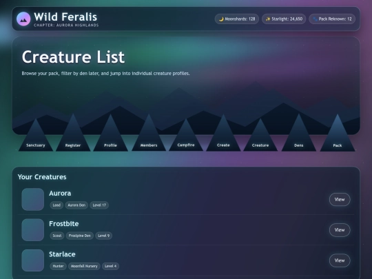 feralis/creatures screenshot
