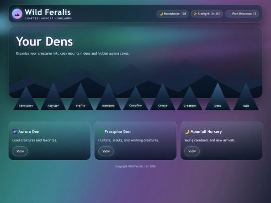 feralis/dens screenshot