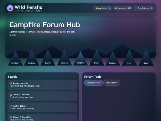 feralis/forums screenshot