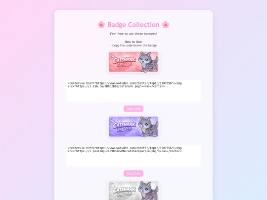 wdbadges screenshot