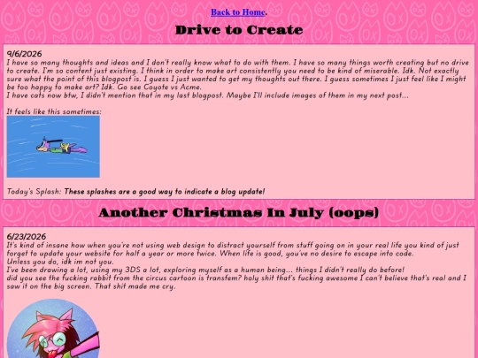 blog screenshot