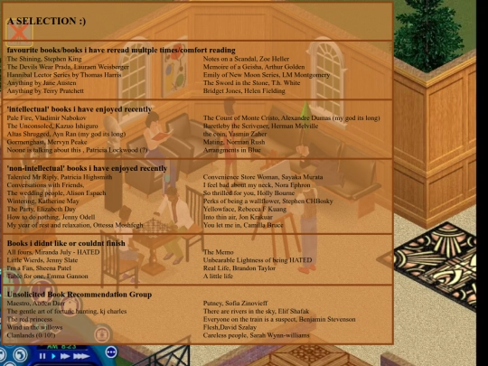 books screenshot