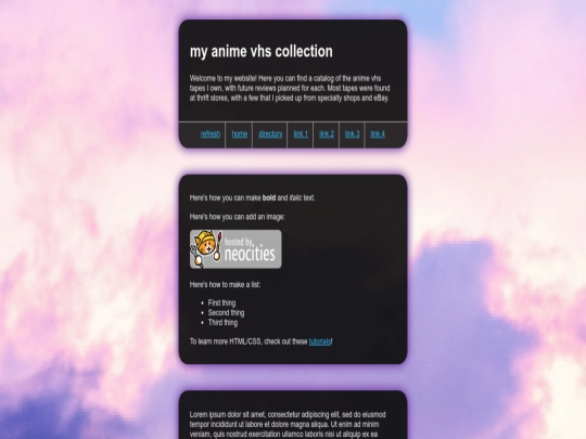 index screenshot