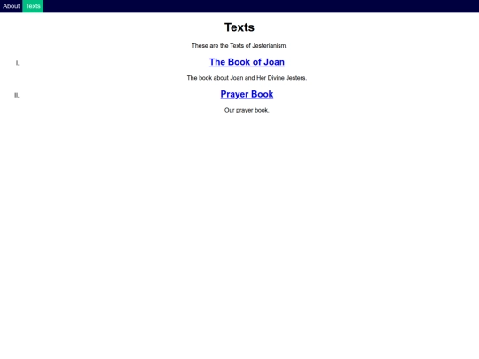 texts screenshot