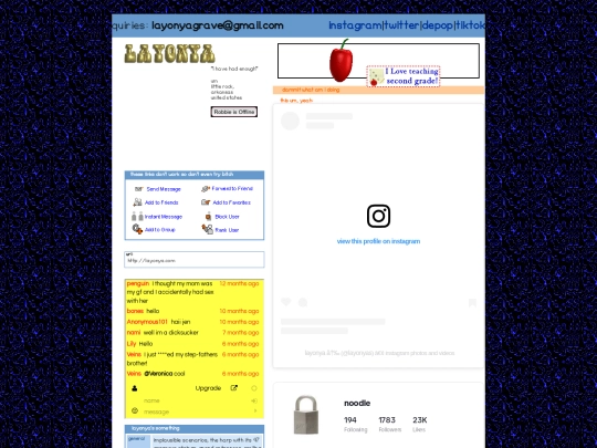 myspace screenshot