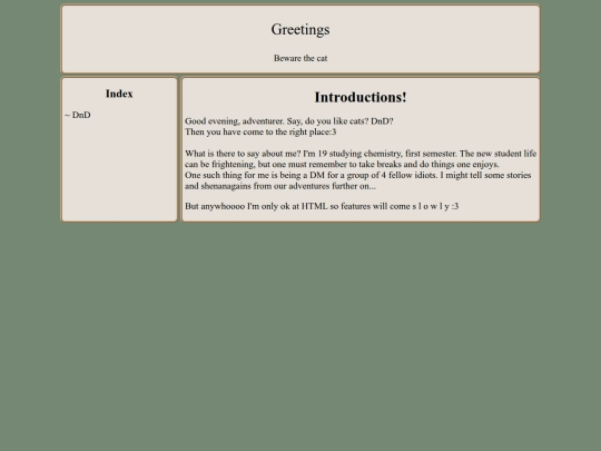index screenshot