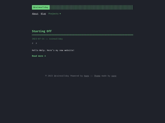 posts/page/1 screenshot