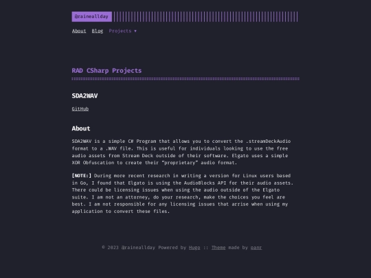 projects/cs screenshot