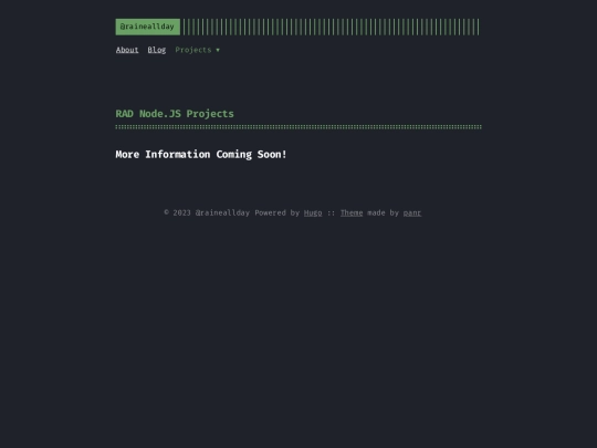 projects/nodejs screenshot