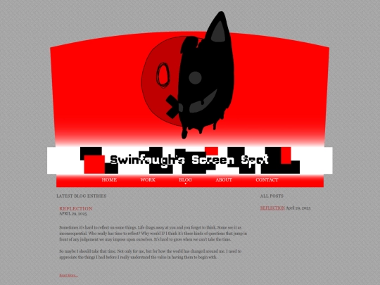 blog screenshot
