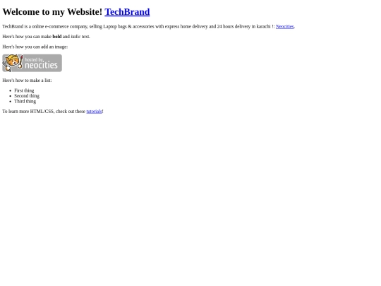index screenshot