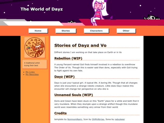 Stories screenshot