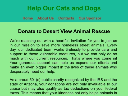 donate screenshot