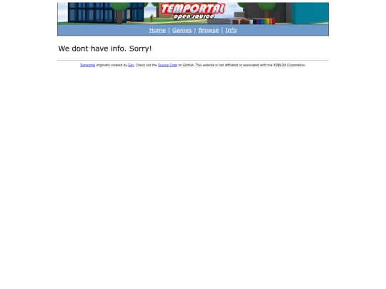 info screenshot