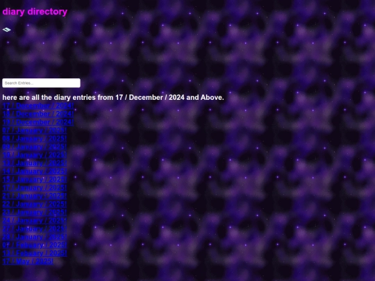 diary.directory screenshot