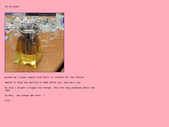 tea-log/23-05-2023 screenshot