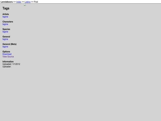 projects/lenniebooru/posts/0 screenshot