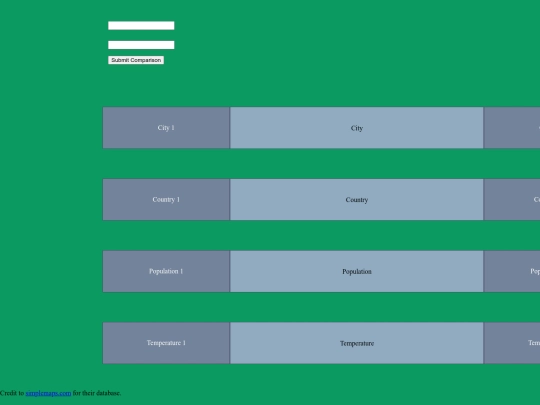 city_comparison/cityComparison screenshot