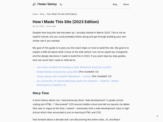 blog/how-i-made-this-site-2023 screenshot