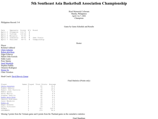 philbas/seaba/seaba2001 screenshot