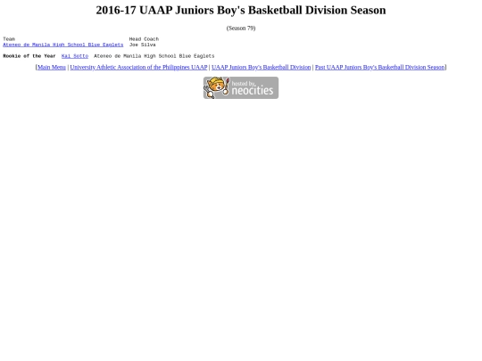 uaap/juniors/season/2016-17/201617season screenshot