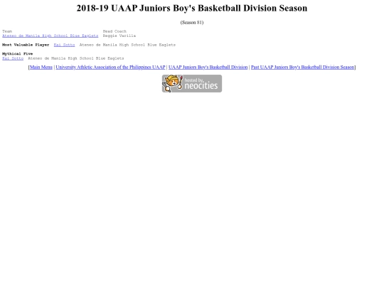 uaap/juniors/season/2018-19/201819season screenshot