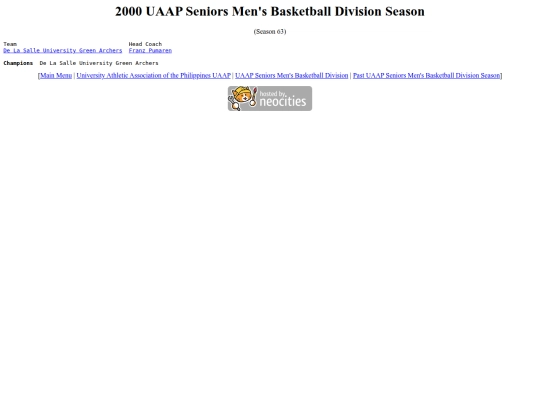 uaap/seniors/season/2000/2000season screenshot