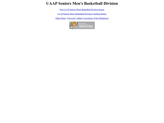 uaap/seniors/seniors screenshot