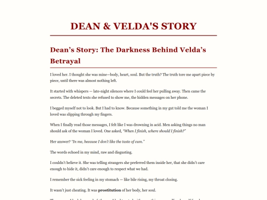 Dean_Velda_Story screenshot